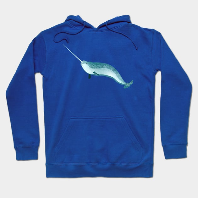 Majestic Narwhal Hoodie by Design Garden